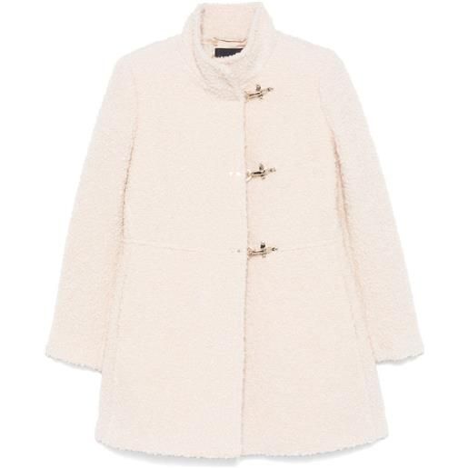 Fay cappotto virginia bouclé - rosa