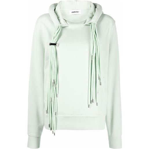 AMBUSH felpa con cappuccio - verde