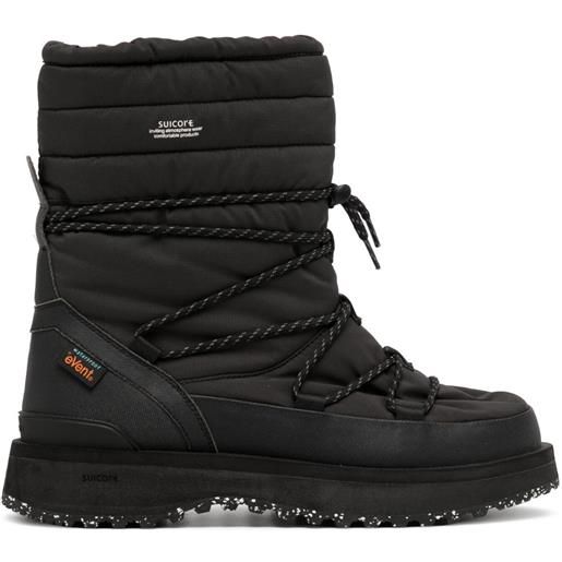 Suicoke stivali da neve trapuntati - nero