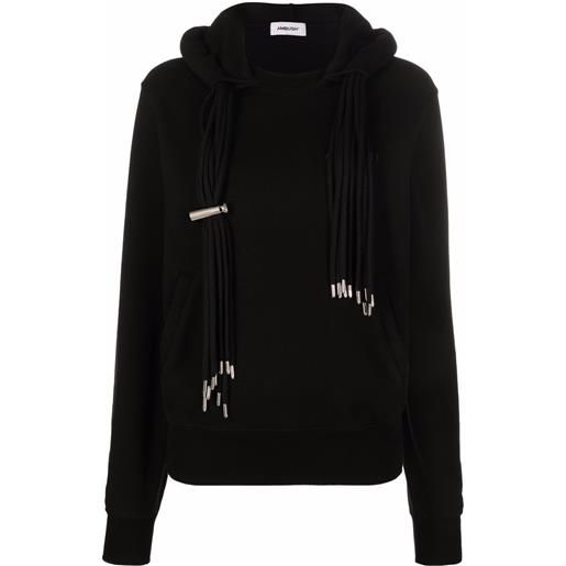 AMBUSH felpa con cappuccio - nero