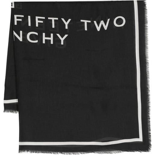 Givenchy sciarpa con stampa - nero