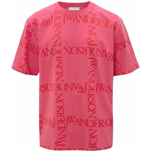 JW Anderson t-shirt con stampa - rosa
