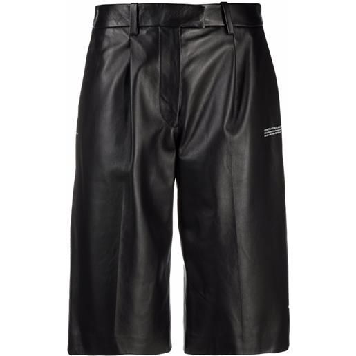 Off-White shorts sartoriali - nero