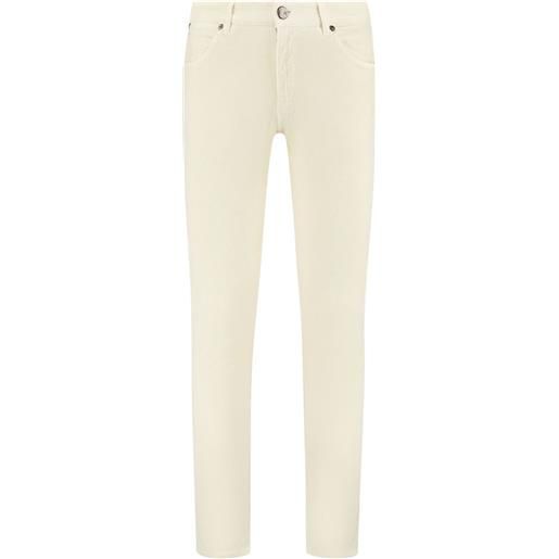 PT Torino pantaloni con applicazione logo - toni neutri