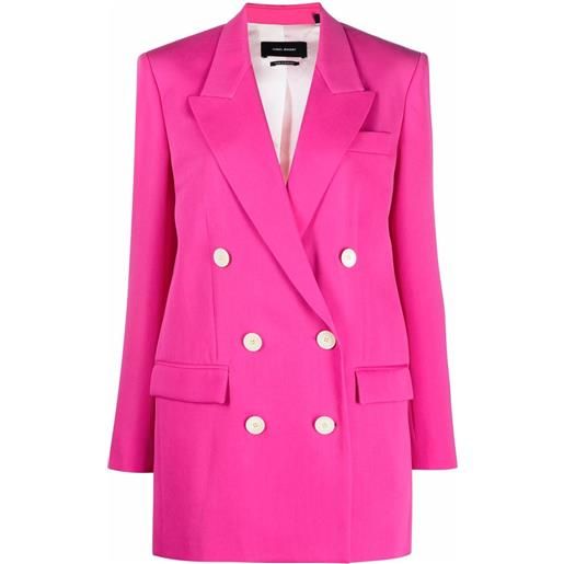 ISABEL MARANT blazer doppiopetto - rosa