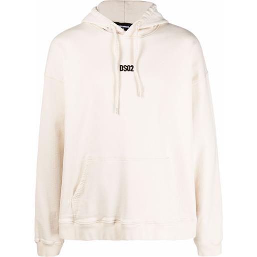 DSQUARED2 felpa con cappuccio - toni neutri