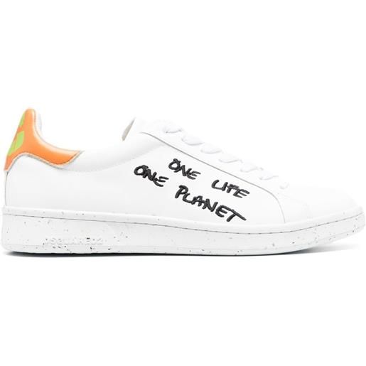 DSQUARED2 sneakers con stampa - bianco