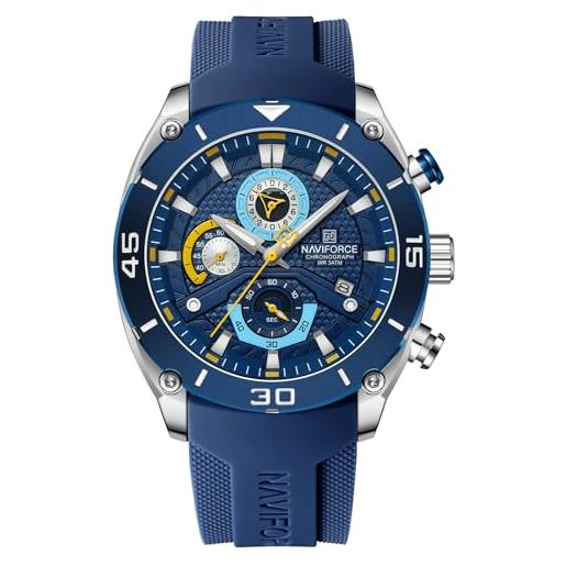 NAVIFORCE - orologio sportivo di lusso - Quarzo - calendario - impermeabile