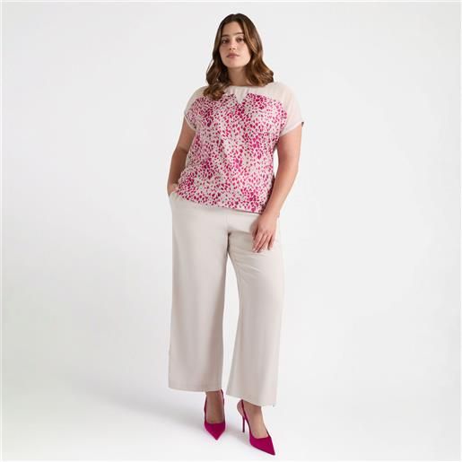 Fiorella Rubino t-shirt manica corta con dettaglio stampato