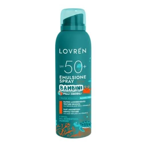 CLINICALFARMA Srl lovren spray solare spf50+ per bambini e pelli sensibili - protezione alta, comfort assoluto