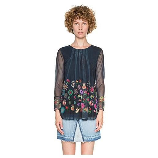 Desigual woman knit t-shirt long sleeve