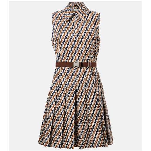 Tory Burch abito da tennis plissã© con stampa
