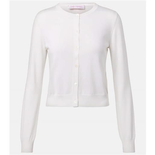 Carolina Herrera cardigan in seta e cotone