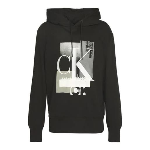 Calvin Klein jeans felpe nero ck black beh xl