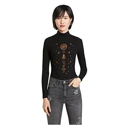 Desigual body da donna mbs, nero, l