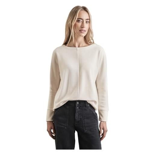 Street One a322361 maglietta invernale cosy, bianco lucido, 48 donna