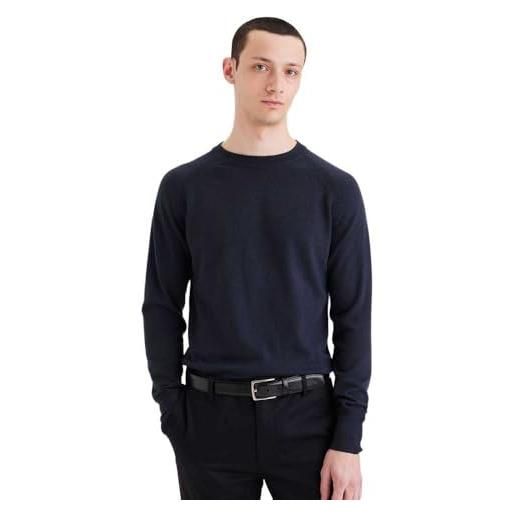 Dockers maglione girocollo da uomo, nuovo bellissimo nero, s