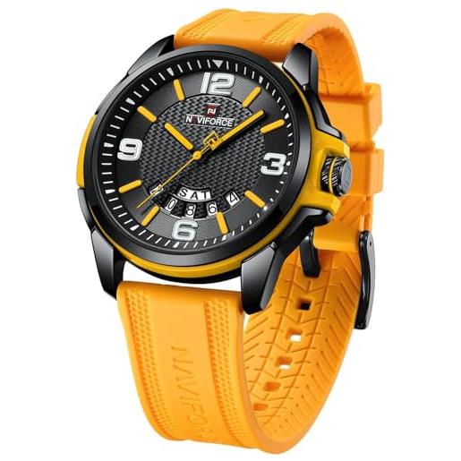Orologio Digitale Sportivo Naviforce - Impermeabile 50M, Cronometro, Allarme, Cinturino In Gomma - Foto 5