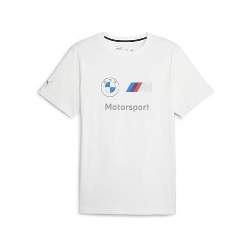 PUMA t-shirt con logo bmw m motorsport ess s white