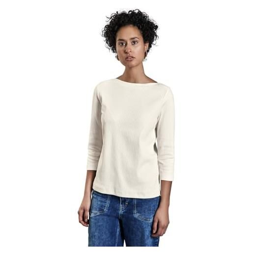 Street One a322590 maglia a coste, power berry, 48 donna