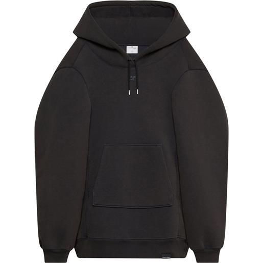 Courrèges abito con ricamo - nero