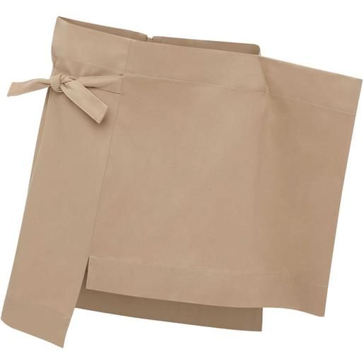 JW Anderson minigonna asimmetrica kite - toni neutri