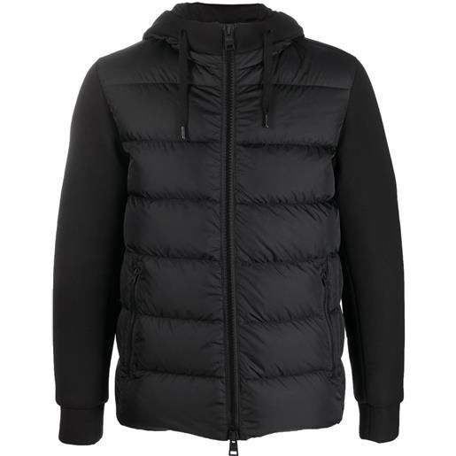 Herno piumino con cappuccio - nero