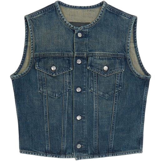 Gilet Di Jeans Donna ORANDESIGNE - Senza Maniche Con Tasche - Giubbotto Denim Lavato - Taglio Comfort - Foto 8