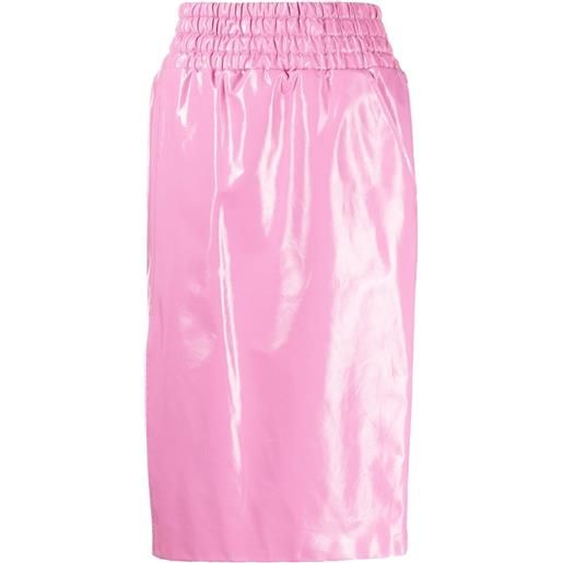 TOM FORD gonna midi con finitura lucida - rosa
