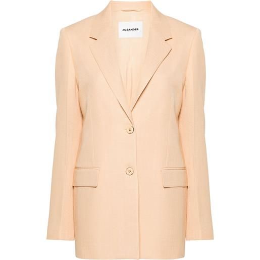Jil Sander blazer monopetto - arancione