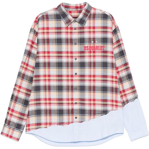 DSQUARED2 camicia rugged - rosso