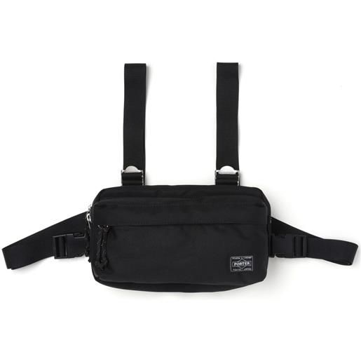 Comme des Garçons Homme marsupio con applicazione comme des garçons x porter - nero