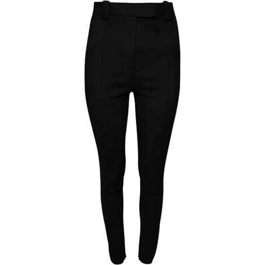 KHAITE leggings a vita alta waylin - nero