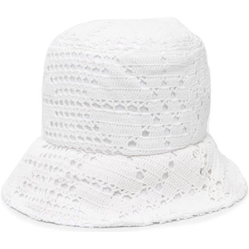 Comme Des Garçons Shirt cappello bucket - bianco