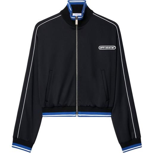 Off-White giacca sportiva con stampa - nero