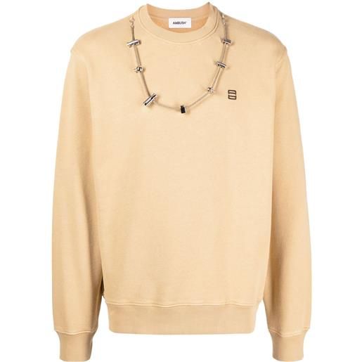 AMBUSH felpa - marrone
