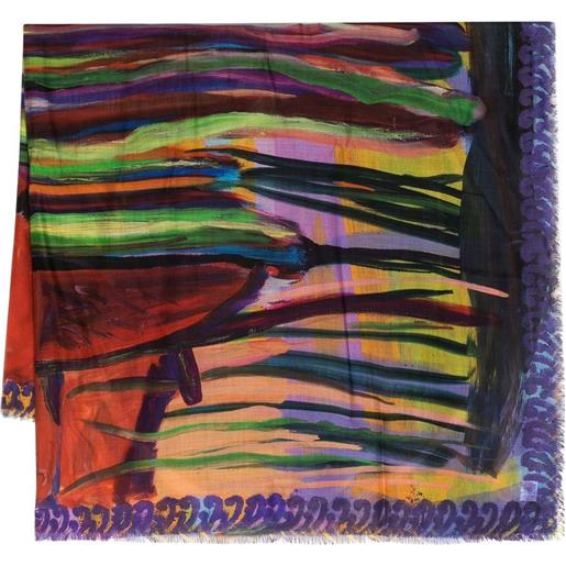 Givenchy sciarpa con stampa - multicolore
