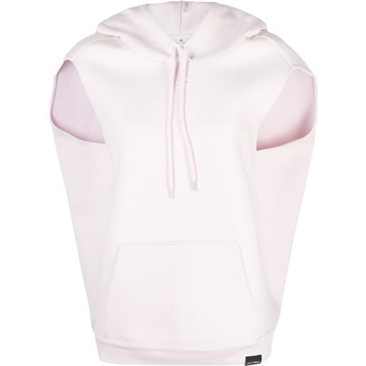 Courrèges felpa con ricamo - rosa