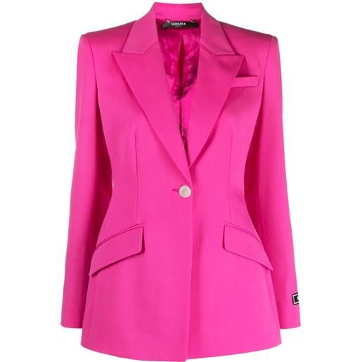 Versace blazer medusa monopetto - rosa