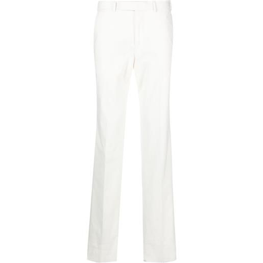 Zegna pantaloni dritti a vita media - bianco
