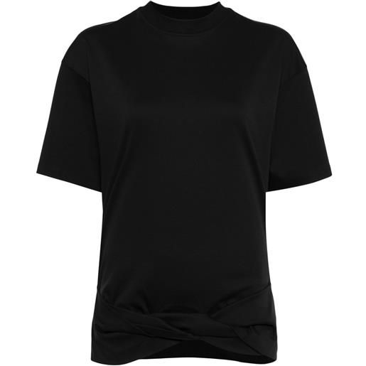 Off-White t-shirt con ricamo - nero