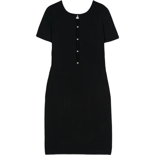 DSQUARED2 abito aderente con cut-out - nero