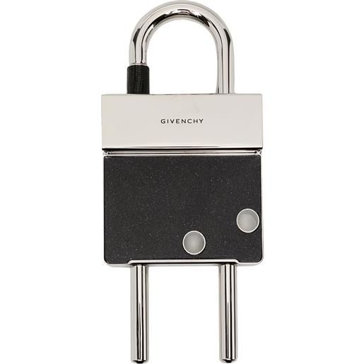 Givenchy two-tone brass padlock - argento