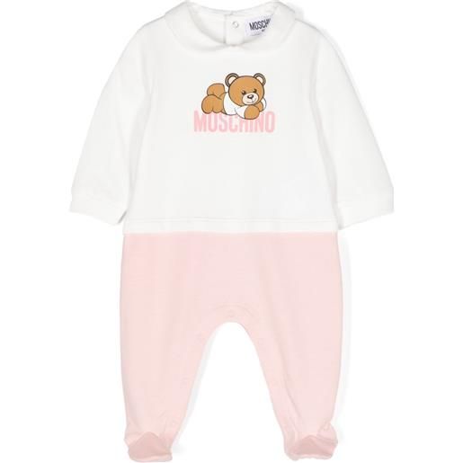 Moschino Kids pigiama con stampa teddy bear - rosa