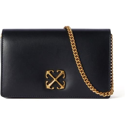 Off-White portafoglio con catena jitney 0.5 - nero