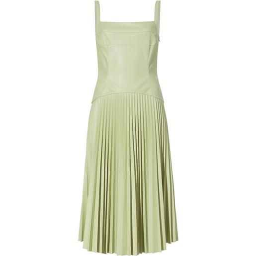Proenza Schouler White Label abito con punto vita basso - verde