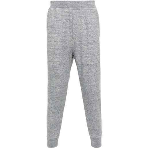 DSQUARED2 pantaloni sportivi con stampa - grigio
