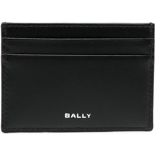 Bally portacarte con dettaglio a righe - marrone