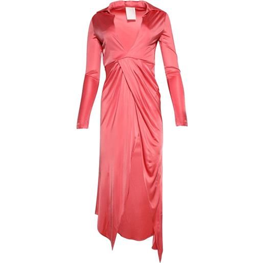 Givenchy abito midi drappeggiato - rosa
