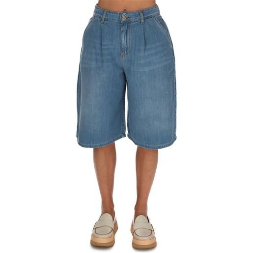 GOD SAVE DENIM | shorts fresia blu